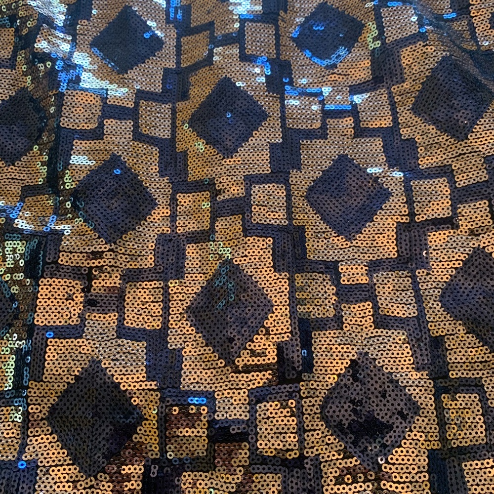 Vince Camuto Geometric Pattern Cocktail Dress - Picture 3 of 7